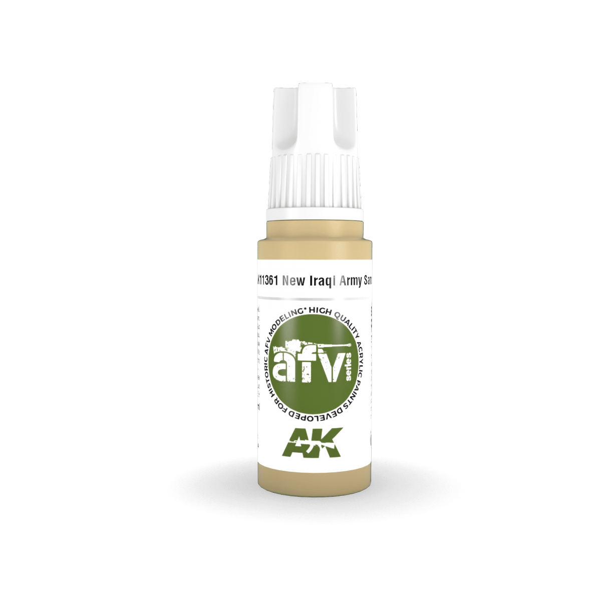 AK Interactive AK11361 New Iraqi Army Sand 17ml – zdjęcie 2