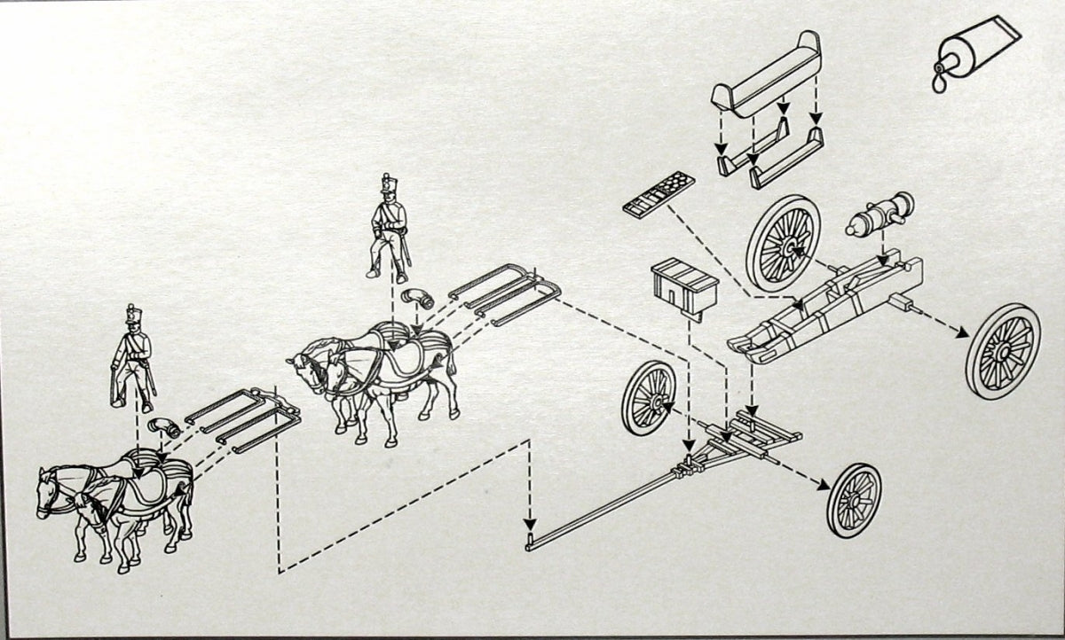 Hat 8226 Austrian Cavalry Artillery 1/72