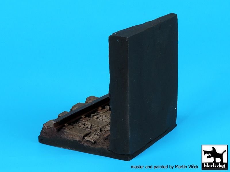 Black Dog D35098 Wall with rail base 1/35 – image 2