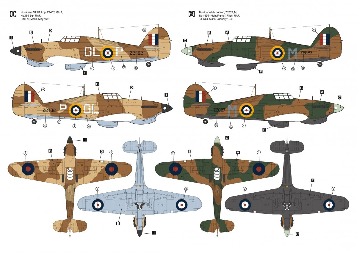 Hobby 2000 48016 Hawker Hurricane Mk.IIA Trop 1/48 – image 3