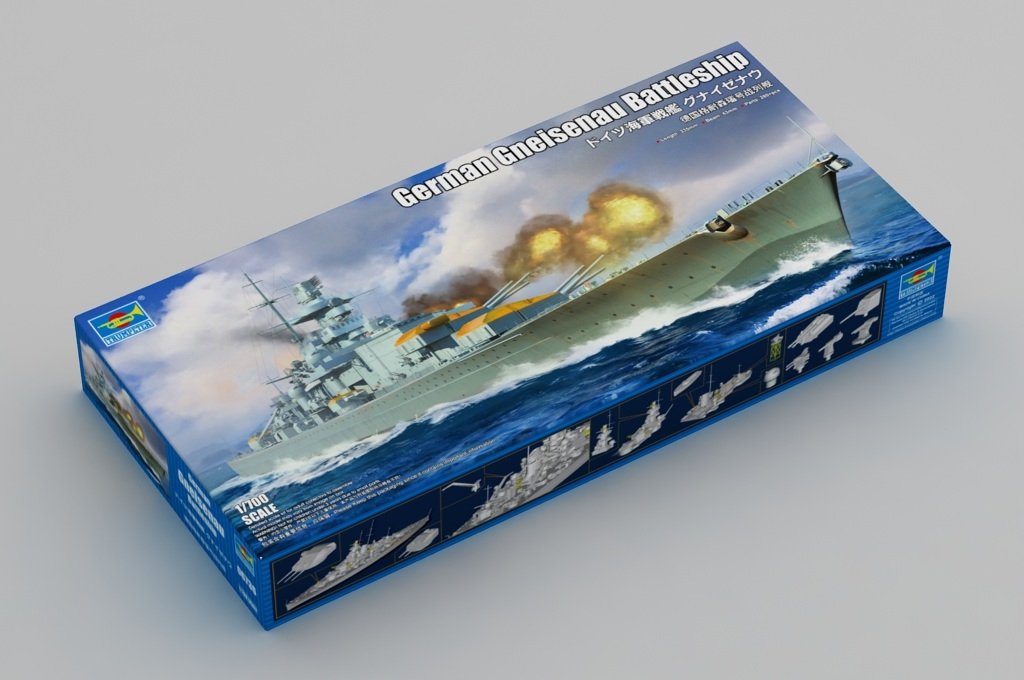Trumpeter 06736 German Gneisenau Battleship 1/700 – zdjęcie 2