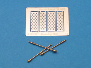 Aber 35L-054 Set of 3 US cal .30 barrels for machine guns Browning M-1919 A4 (1/35)