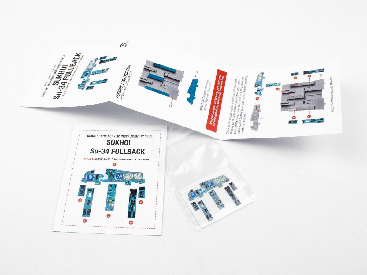 Red Fox Studio QS-48010 Su-34 FULLBACK 1/48 – zdjęcie 3