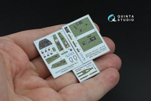 Quinta Studio QD72198 Bristol Beaufighter Mk.X 3D-Printed coloured Interior on decal paper (Hasegawa) 1/72 – zdjęcie 3