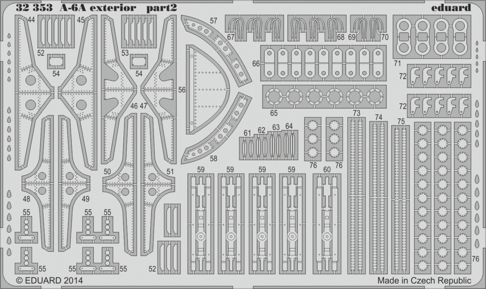 Eduard 32353 A-6A exterior 1/32 Trumpeter – zdjęcie 2