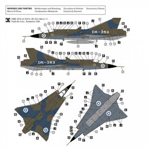 Hobby 2000 72056 Saab 35ÖE/35FS Draken ( HASEGAWA + CARTOGRAF + MASKI ) 1/72 – zdjęcie 3