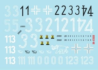 Star Decals 35-C1333 Tiger I. sPzAbt 502 # 1. Initial / Early production Tigers 1942-43. 1/35 – zdjęcie 2