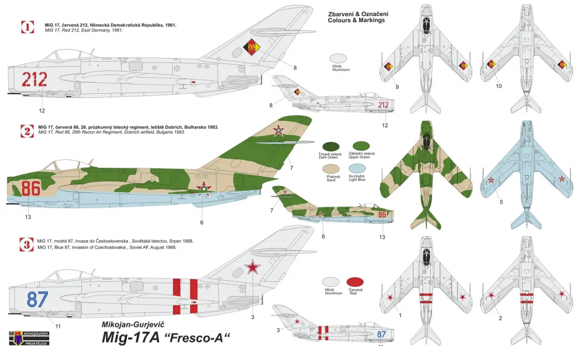Kovozavody Prostejov KPM4824 MiG-17A &amp;quot;Fresco-A&amp;quot; 1/48 – image 2