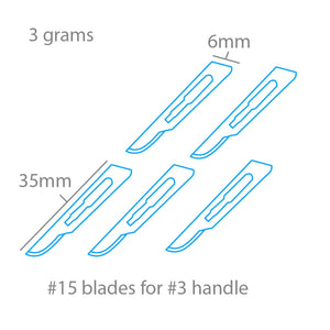Modelcraft PKN9275 Blades #15 x 5 – image 2