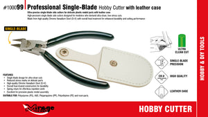 Mirage 100099 Professional Single-Blade Hobby Cutter with Leather Case – zdjęcie 2