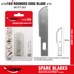 Mirage 100165 Rounded Edge Blade (5 pcs) – zdjęcie 2