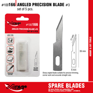 Mirage 100166 Angled Precision Blade (5 pcs) – zdjęcie 2