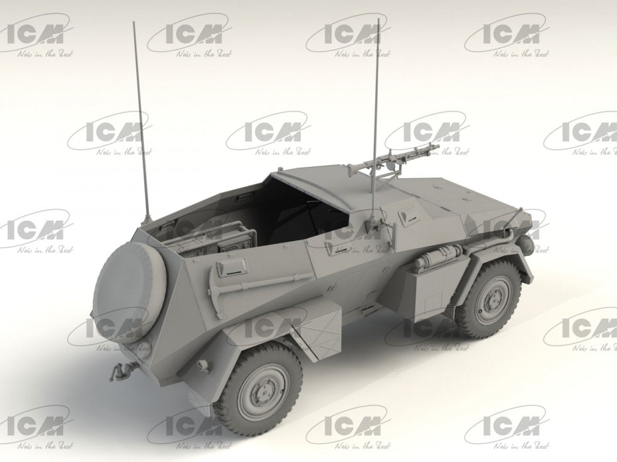 ICM 35112 Sd.Kfz. 247 Ausf.B with MG 34 machine gun 1/35 – zdjęcie 6