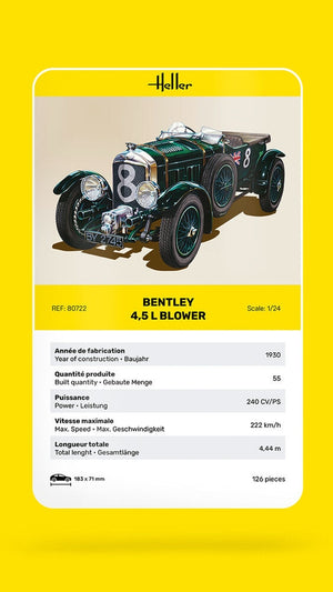 Heller 80722 Bentley 4.5 L Blower 1/24 – zdjęcie 3