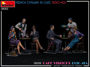 MiniArt 38062 FRENCH CIVILIANS IN CAFE 1930-40S 1/35 – zdjęcie 2