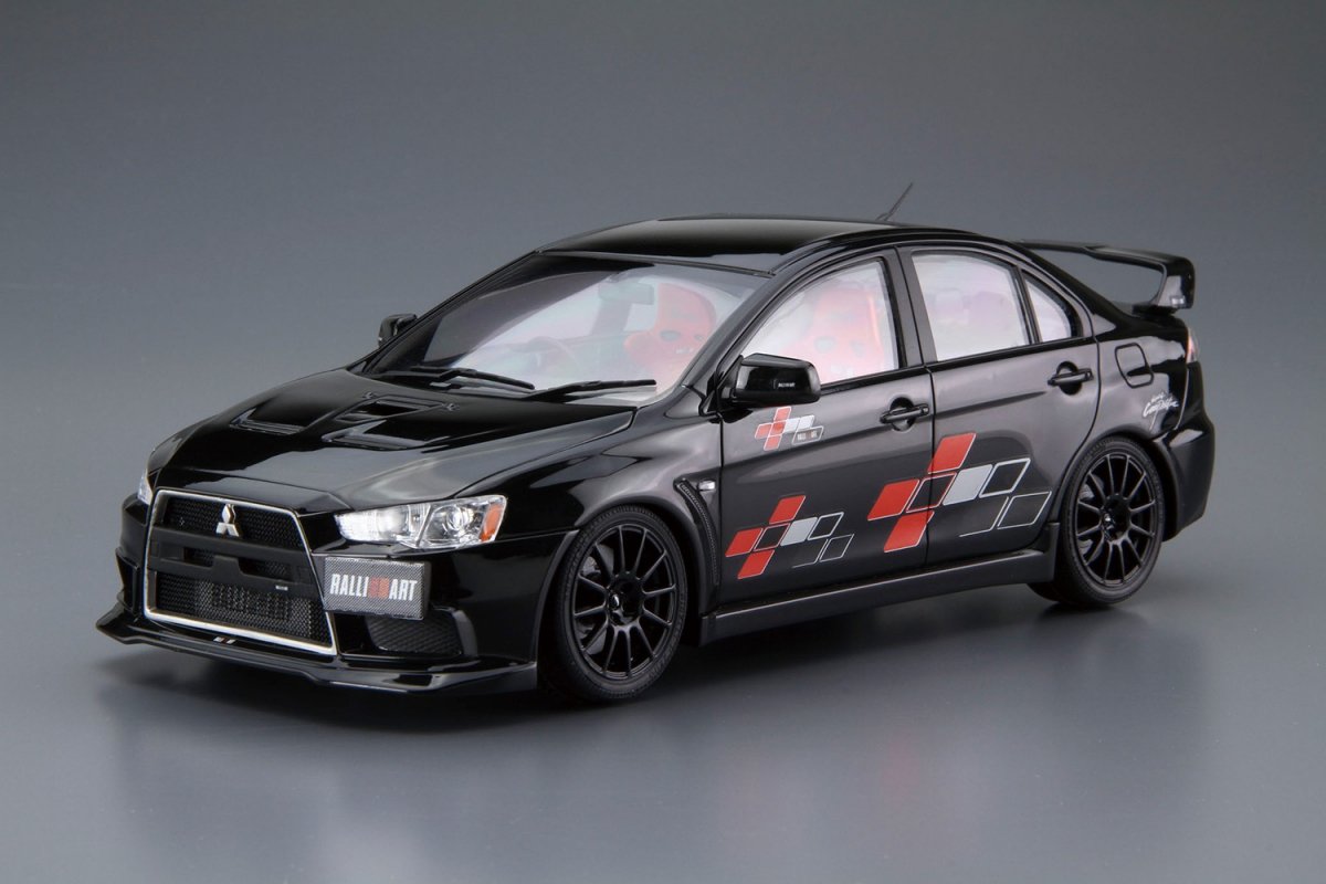 Aoshima 05544 RALLIART CZ4A LANCER EVOLUTION X 07 (MITSUBISHI) 1/24 – zdjęcie 2