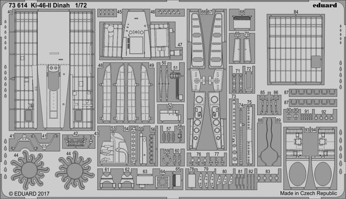 Eduard 73614 Ki-46-II Dinah HASEGAWA 1/72 – zdjęcie 2