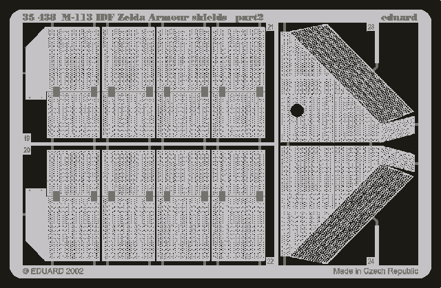 Eduard 35438 M-113 IDF Zelda armour shields 1/35 Academy – zdjęcie 2