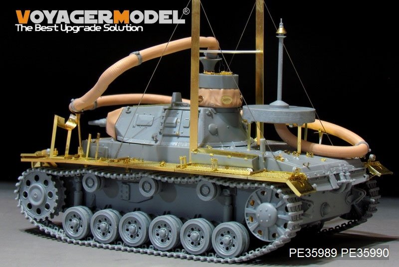 Voyager Model PE35989 WWII German Pz.KPfw.III (T)Ausf.F &amp;quot;Operation Seelowe&amp;quot; Basic For DRAGON 6877/6717 1/35 – image 11