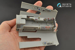 Quinta Studio QD32103 He 219 3D-Printed &amp;amp; colored Interior on decal paper ( ZM SWS ) 1/32 – image 7
