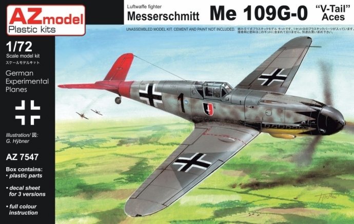 AZ Model AZ7547 MESSERSCHMITT BF 109G-0 ACES 1/72
