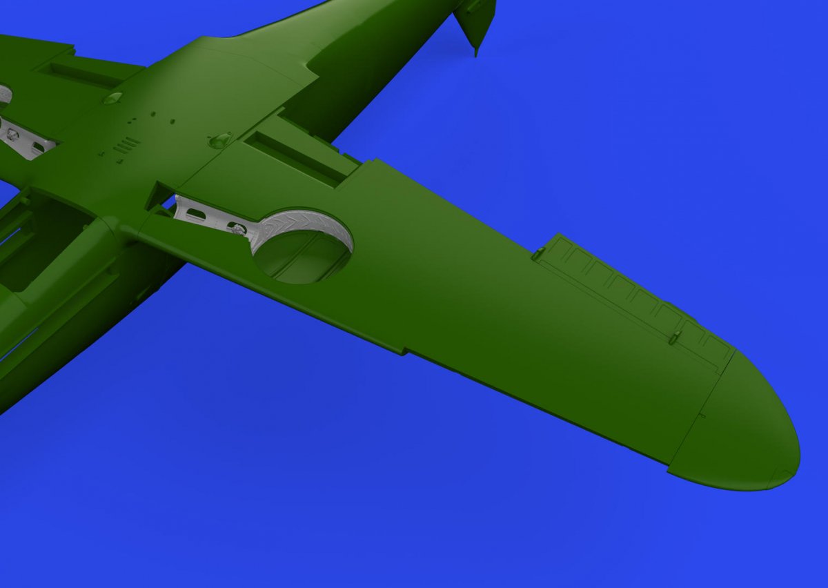 Eduard 648880 Bf 109F wheel bays rounded PRINT EDUARD 1/48 – zdjęcie 3