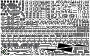 Pontos 27001F1 BISMARCK 1941 Detail Up Set Advanced 1/200 – zdjęcie 15