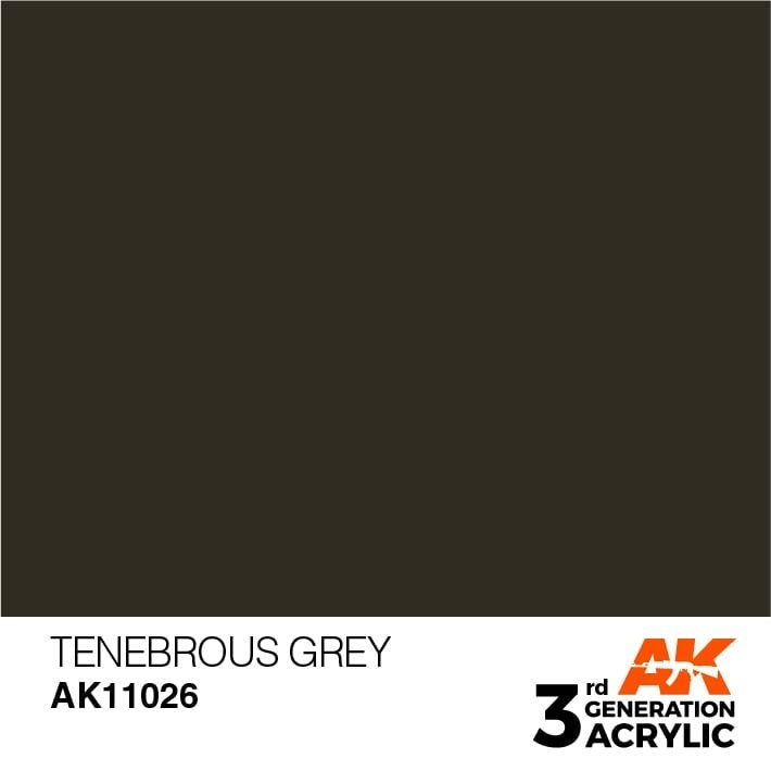 AK Interactive AK11026 Tenebrous Gray 17ml