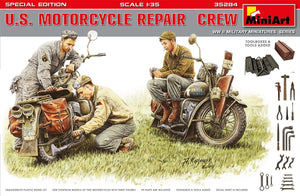 MiniArt 35284 US MOTORCYCLE REPAIR CREW. SPECIAL EDITION 1/35