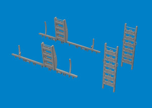 Eduard 6481012 B-26B bomb racks PRINT ICM 1/48 – zdjęcie 3