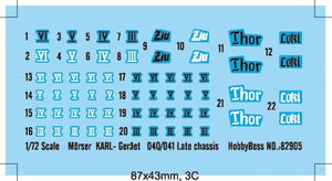 Hobby Boss 82905 Morser KARL-Geraet 040/041 Late version 1/72 – image 2
