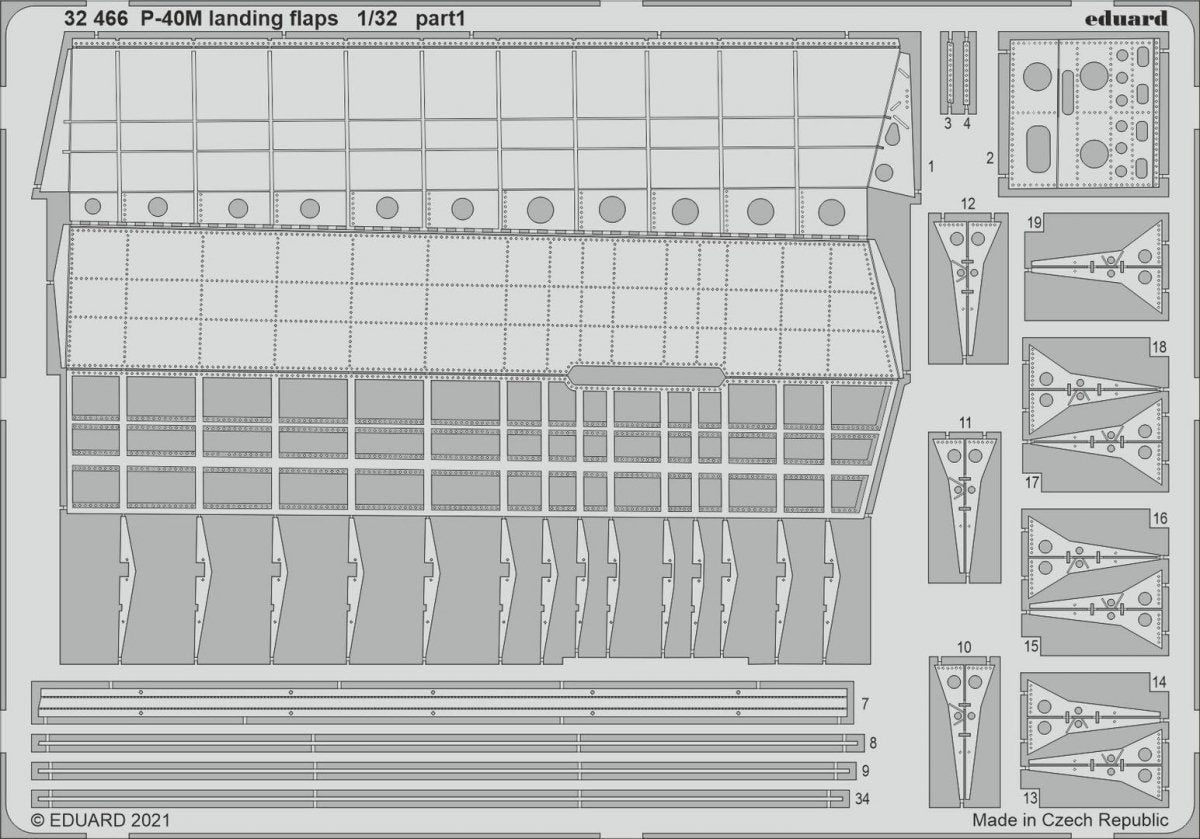 Eduard BIG33134 P-40M part II 1/32 – zdjęcie 2