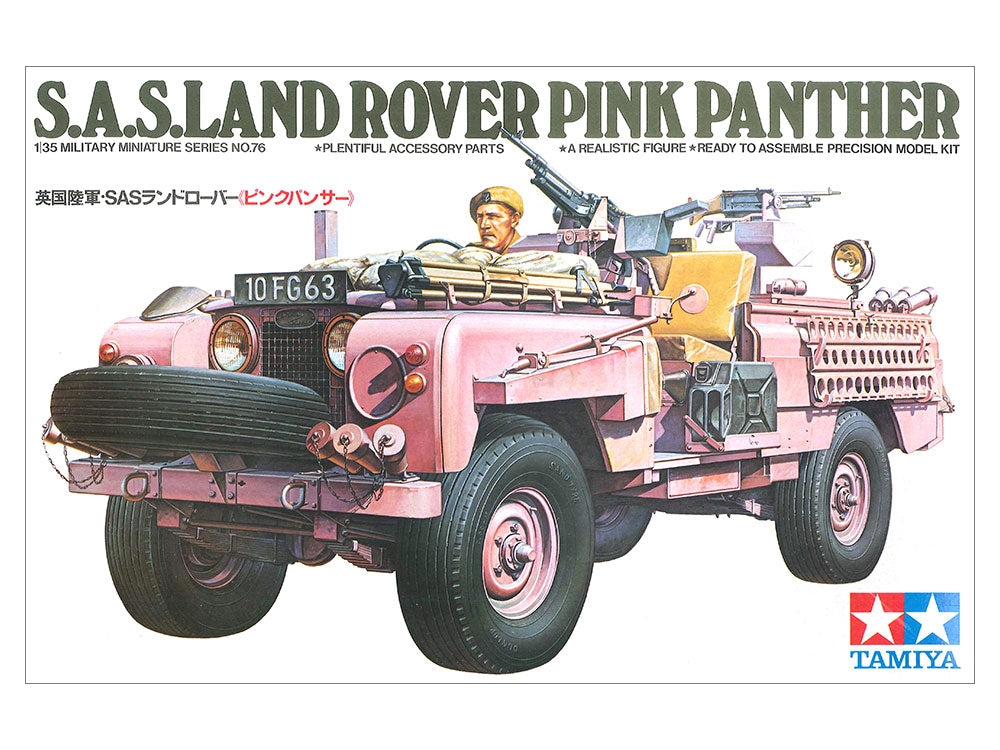 Tamiya 35076 British SAS Pink Panther Land Rover 1/35 – zdjęcie 2