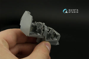 Quinta Studio QDS-48375 AH-64E 3D-Printed &amp;amp; coloured Interior on decal paper (Hasegawa) (Small version) 1/48 – zdjęcie 6