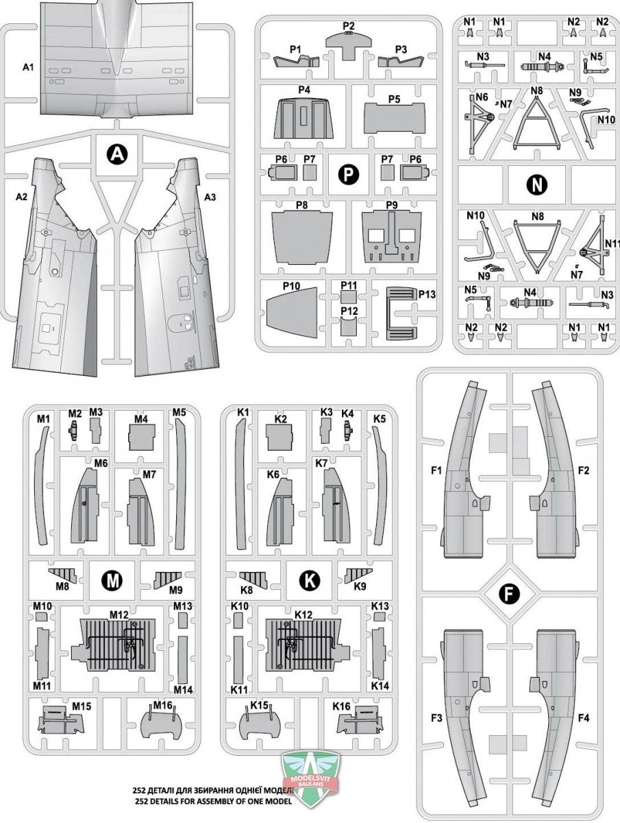 Modelsvit 72039 Beriev Be-14 All-weather SAR flying boat 1/72 – Bild 2