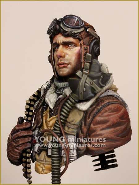 Young Miniatures YM1894 B-24 GUNNER USAAF WWII 1/10 – zdjęcie 10