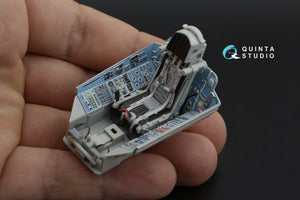Quinta Studio QD32088 Su-27 3D-Printed &amp;amp; colored Interior on decal paper (Trumpeter) (full version) 1/32 – image 4