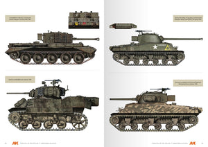 AK Interactive AK130010 VÉHICULES DE LA 1RE DIVISION BLINDÉE POLONAISE – GUIDE DES PROFILS DE CAMOUFLAGE - Anglais – image 7