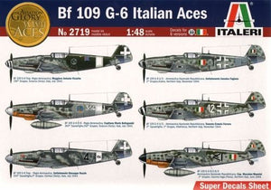 Italeri 2719 Bf 109 G-6 &amp;#39;&amp;#39;Italian Aces&amp;#39;&amp;#39; 1/48