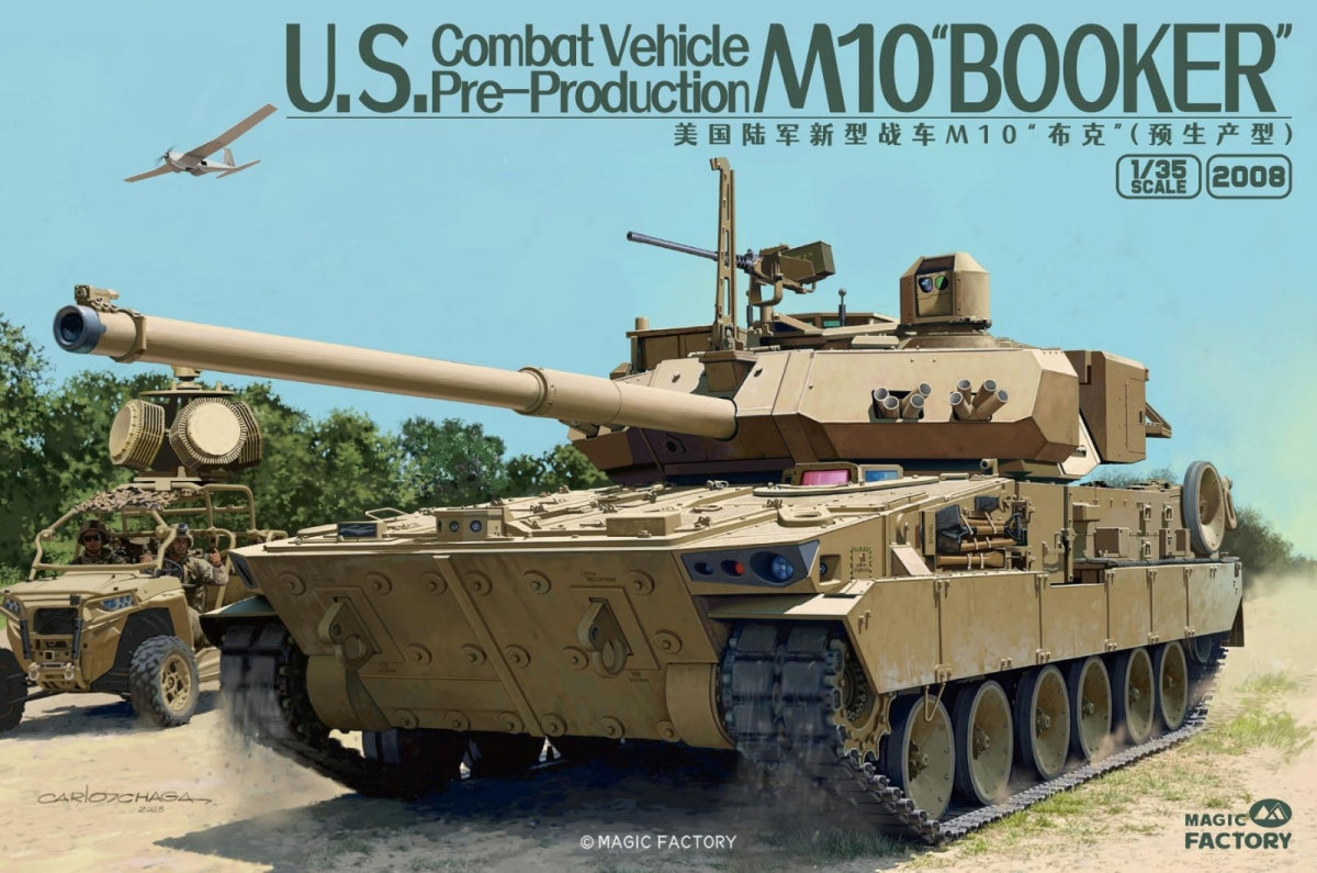 Magic Factory 2008 U.S. Combat Vehicle M10 “Booker” 1/35