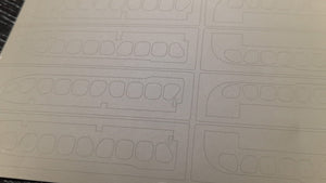 Omask 64009 Bf Fw 190 A2/3/4 masks for control surfaces (for Eduard) 1/48 – zdjęcie 2