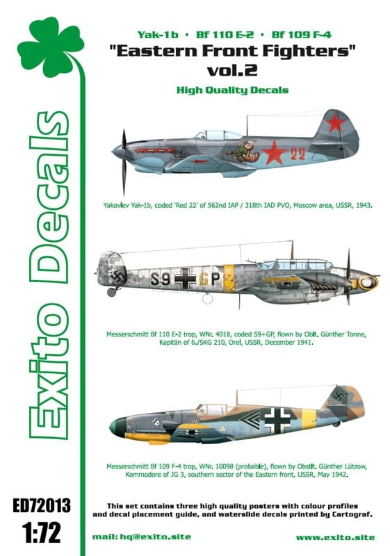 Exito ED72013 Eastern Front Fighters 2 1/72