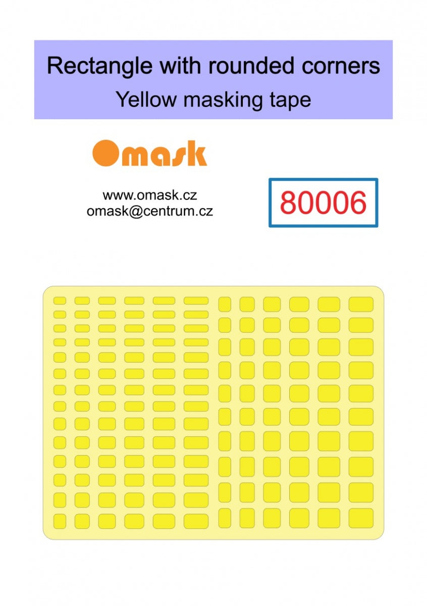 Omask X8002 Universal set 2 - yellow mask (80003, 80004, 80005, 80006, 80009) – Bild 4