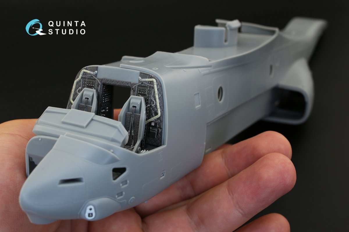 Quinta Studio QD48182 MV-22 Osprey 3D-Printed &amp;amp; coloured Interior on decal paper (for HobbyBoss kit) 1/48 – zdjęcie 6