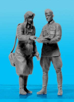 ICM 32102 VVS RKKA Pilots 1939-1942 3 figures 1/32 – Bild 3