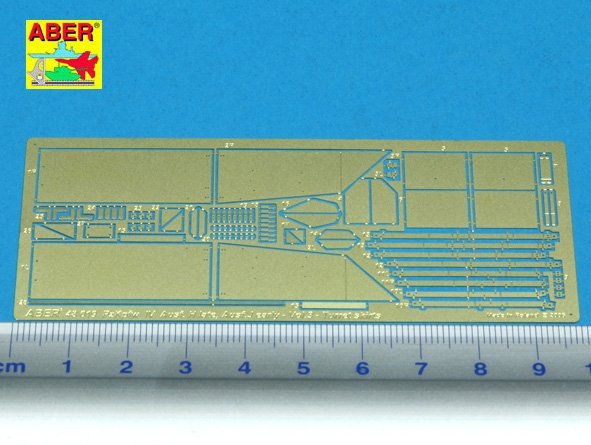 Aber 48019 Char moyen allemand Pz.Kpfw. IV, Ausf.H, J début - vol. 3 - set supplémentaire - jupes de tourelle (1/48) – image 2