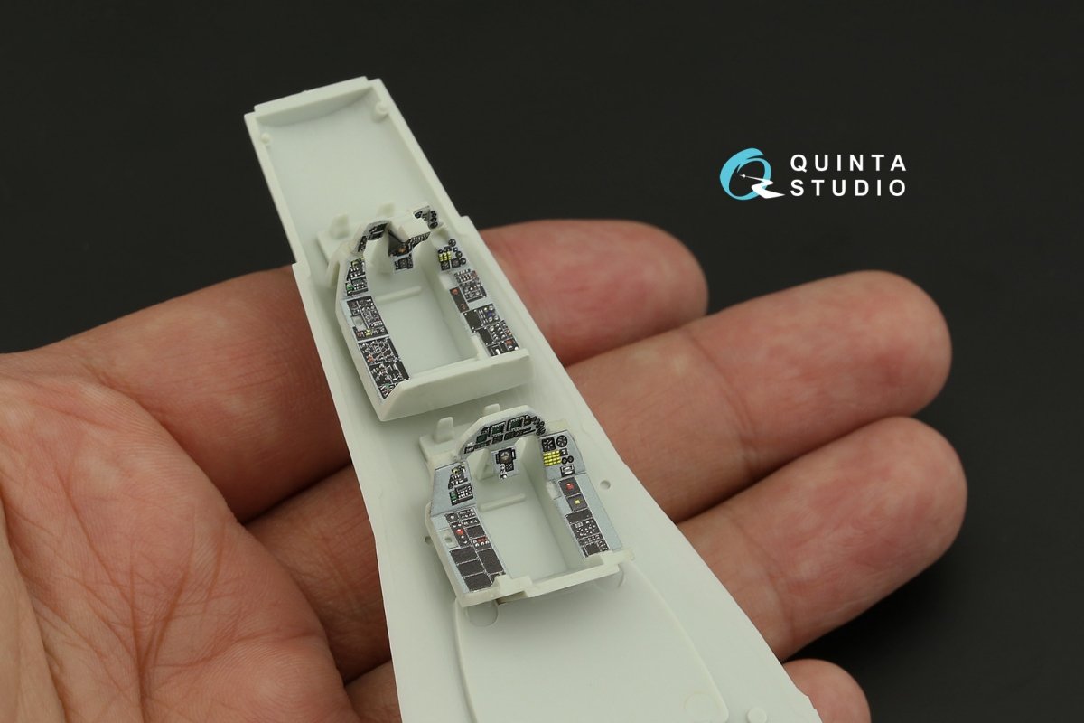 Quinta Studio QD72058 F-16D 3D-Printed &amp;amp; coloured Interior on decal paper (Revell) 1/72 – zdjęcie 8