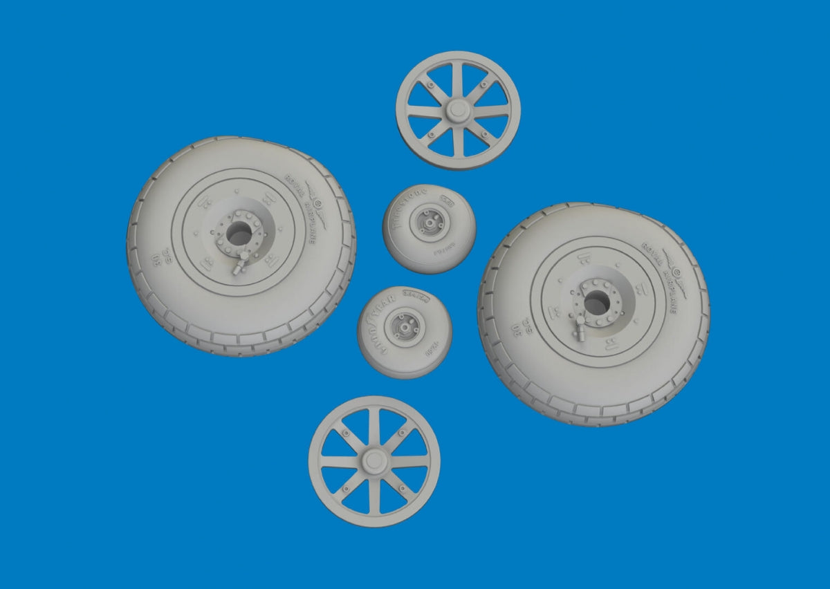 Eduard 6481059 P-40E wheels block tread Eduard 1/48 – zdjęcie 3