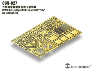 E.T. Model C35-027 WWII British Light Utility Car 10HP&amp;quot;Tilly&amp;quot; For TAMIYA 35308 1/35