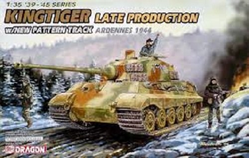 Dragon 6232 Kingtiger Late Production w/New Pattern Track Ardennes 1944 1/35
